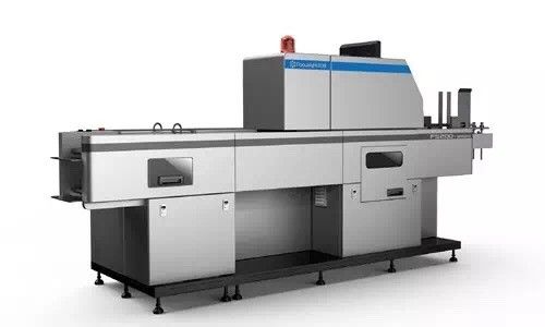آلة فحص الطباعة الأوتوماتيكية لنظام مراقبة جودة علامات الملابس بسرعة 150m / min